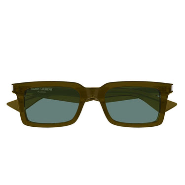 Saint Laurent Occhiali da Sole SL 860 004 Marrone/Verde Uomo