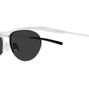 Saint Laurent Occhiali da Sole SL 862 002 Argento Grigio Unisex 3