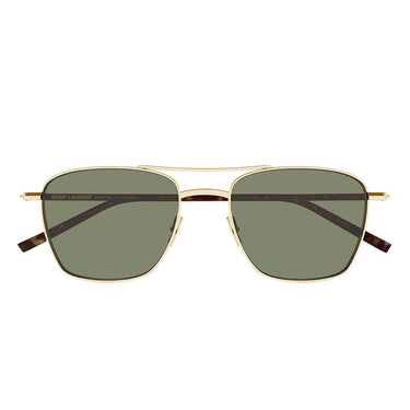 Saint Laurent Occhiali da Sole SL 866 003 Oro Marrone/Verde Unisex