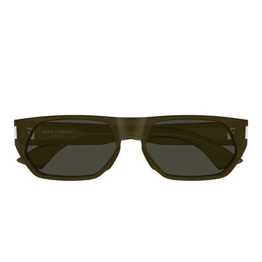 Saint Laurent Occhiali da Sole SL 898 004 Marrone Fango/Grigio Uomo