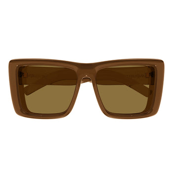Saint Laurent Occhiali da Sole SL 900 HOWL 007 Marrone Trasparente Marrone Donna