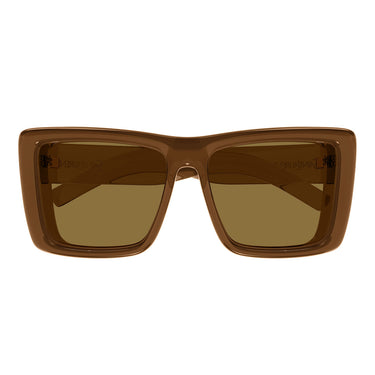Saint Laurent Occhiali da Sole SL 900 HOWL 007 Marrone Trasparente Marrone Donna