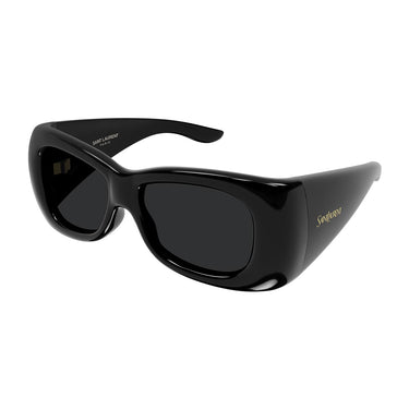 Saint Laurent Occhiali da Sole SL 901 HOWL 001 Nero/Nero Unisex 1