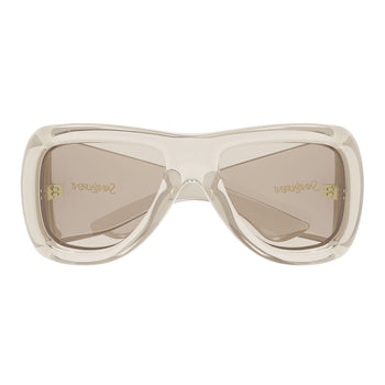 Saint Laurent Occhiali da Sole SL 902 HOWL 002 Beige Marrone Unisex
