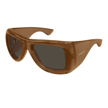 Saint Laurent Occhiali da Sole SL 902 HOWL 017 Marrone Trasparente Marrone Scuro Unisex 2