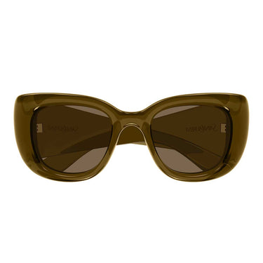 Saint Laurent Occhiali da Sole SL 903 HOWL 004 Marrone/Marrone Unisex