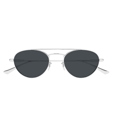 Saint Laurent Okulary Przeciwsłoneczne SL 97 002 Srebrny/Szary Unisex