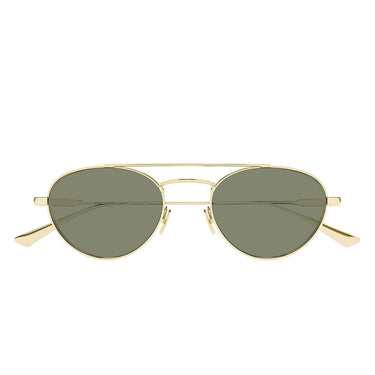 Saint Laurent Okulary Przeciwsłoneczne SL 97 004 Złoto/Zielony Unisex