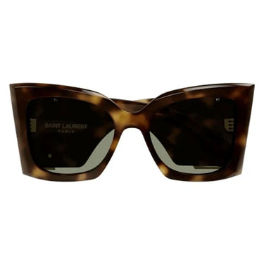 Saint Laurent Gafas de Sol SL M119 BLAZE 002 Havana-Verde Mujer