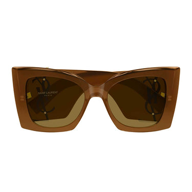 Saint Laurent Occhiali da Sole SL M119 BLAZE CRYSTAL 002 Marrone/Marrone Donna