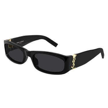 Saint Laurent Okulary Przeciwsłoneczne SL M152 001 Czarny/Czarny Unisex 2