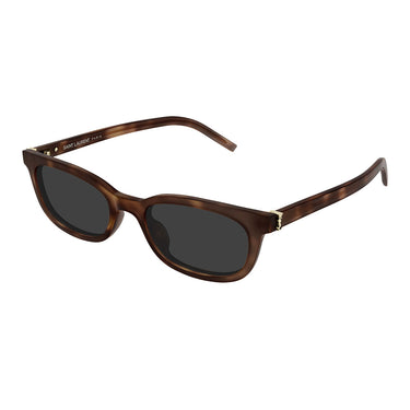 Saint Laurent Occhiali da Sole SL M160 003 Marrone Chiaro Grigio Donna 2