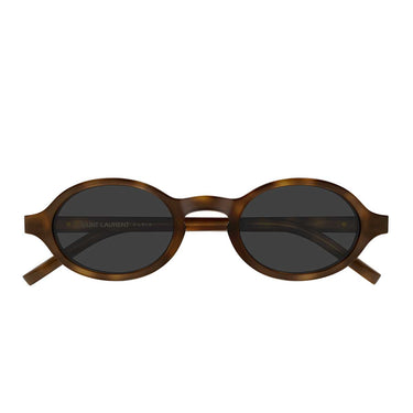 Saint Laurent Occhiali da Sole SL M161 003 Marrone Chiaro/Grigio Unisex