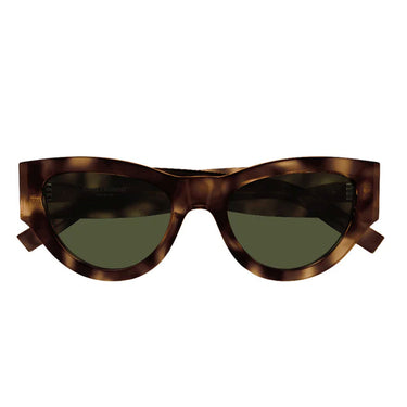 Saint Laurent Sonnenbrille SL M94 003 Havana/Grün Damen