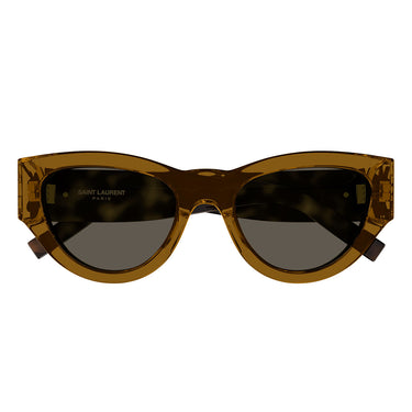 Saint Laurent Occhiali da Sole SL M94 011 Marrone Marrone Scuro Donna