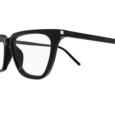 Saint Laurent Occhiali da Vista SL 889 SULPICE THIN OPT 001 Nero Trasparente Donna 3