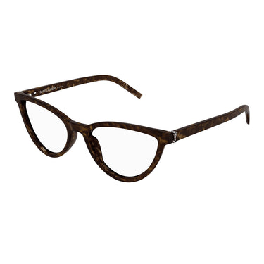 Saint Laurent Okulary korekcyjne SL M138 002 Brązowy/Przezroczysty Damskie 2