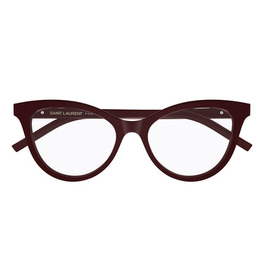 Saint Laurent Occhiali da Vista SL M164 011 Burgundy Trasparente Donna