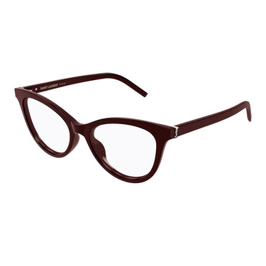 Saint Laurent Occhiali da Vista SL M164 011 Burgundy Trasparente Donna 2