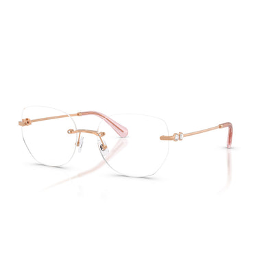 Swarovski Occhiali da Vista SK1038 4014 Oro Rosé/Trasparente Donna