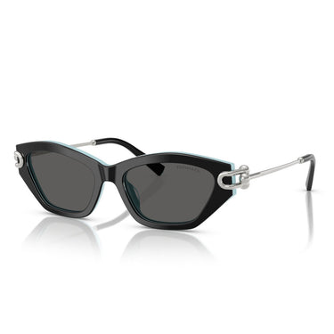 Tiffany & Co. Okulary Przeciwsłoneczne TF4231U 8055S4 Czarny Niebieski Tiffany/Ciemnoszary Damskie 2