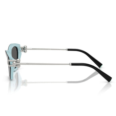 Tiffany & Co. Okulary Przeciwsłoneczne TF4231U 8055S4 Czarny Niebieski Tiffany/Ciemnoszary Damskie 3