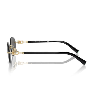 Tiffany & Co. Okulary Przeciwsłoneczne TF3104D 6216S4 Złoto Blado Ciemny Szary Damskie 3