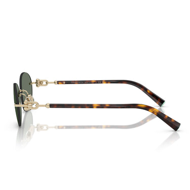Tiffany & Co. Occhiali da Sole TF3104D 623882 Oro Pallido/Verde Scuro Donna 2