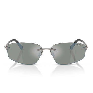 Tiffany & Co. Occhiali da Sole TF3114 600325 Gunmetal/Grigio Specchiato Blu Perlaceo Unisex