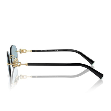 Tiffany & Co. Okulary Przeciwsłoneczne TF3104D 602180 Złoto Blado/Niebieski Damskie 3