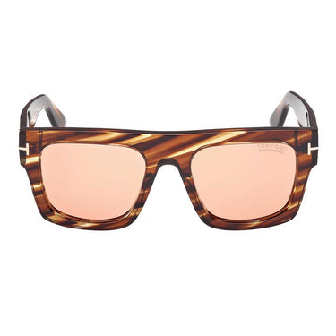 Tom Ford Gafas de Sol FT0711 53E Fausto Havana-Marrón Claro Unisex Fotocromáticos