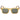 Tom Ford Okulary Przeciwsłoneczne FT0751 39N Dax Żółto/Zielone Unisex
