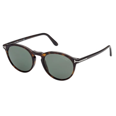 Tom Ford Okulary Przeciwsłoneczne FT0904 52R Aurele Brązowe/Zielone Polaryzacyjne Unisex
