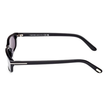Tom Ford Okulary Przeciwsłoneczne FT1058 01A Alejandro Czarny/Szary Unisex