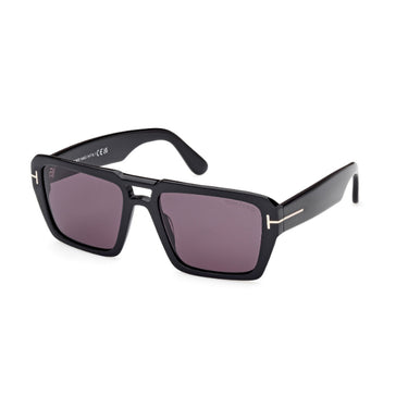 Tom Ford Okulary Przeciwsłoneczne FT1153 01A Redford Czarny/Szary Unisex