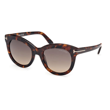 Tom Ford Okulary Przeciwsłoneczne FT1189 52F Odette Havana/Brąz Przejściowy Unisex