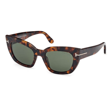 Tom Ford Okulary Przeciwsłoneczne FT1190 52N Athena Havana/Zielone Unisex