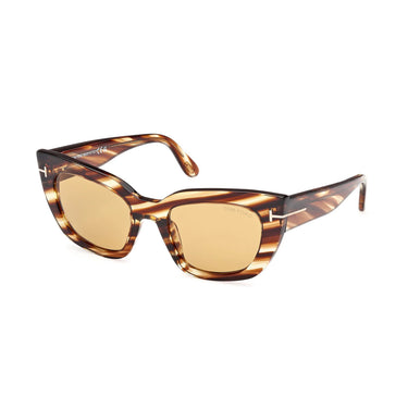 Tom Ford Okulary Przeciwsłoneczne FT1190 53E Athena Żółwio-brązowe/Żółte Unisex