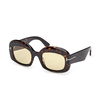 Tom Ford Okulary Przeciwsłoneczne FT1219 52E Carmen Havana/Marrone Chiaro Damskie