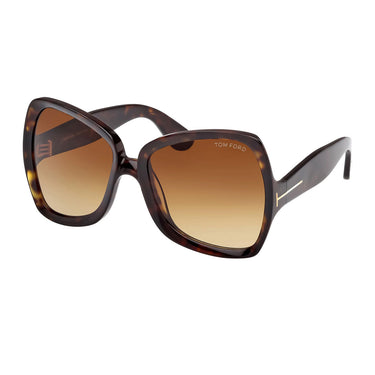 Tom Ford Okulary Przeciwsłoneczne FT1222 52F Jerry Havana/Brązowy Gradient Damskie