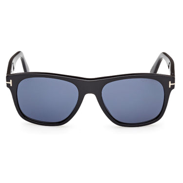 Tom Ford Gafas de Sol FT1284 01V Marlon Negro Brillante/Azul Unisex