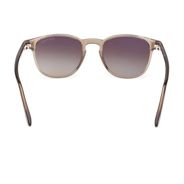 Tom Ford Okulary Przeciwsłoneczne FT1302 45B Holt Marrone Chiaro Lucido Grigio Fumo Unisex 6
