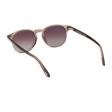 Tom Ford Okulary Przeciwsłoneczne FT1302 45B Holt Marrone Chiaro Lucido Grigio Fumo Unisex 6