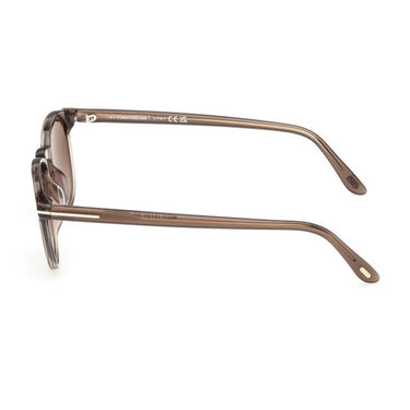 Tom Ford Okulary Przeciwsłoneczne FT1302 45B Holt Marrone Chiaro Lucido Grigio Fumo Unisex 5