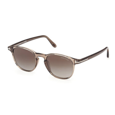 Tom Ford Okulary Przeciwsłoneczne FT1302 45B Holt Marrone Chiaro Lucido Grigio Fumo Unisex 3