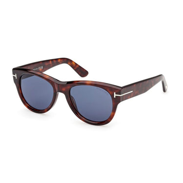 Tom Ford Okulary Przeciwsłoneczne FT1305 54V Burton Marrone/Blu Męskie 2