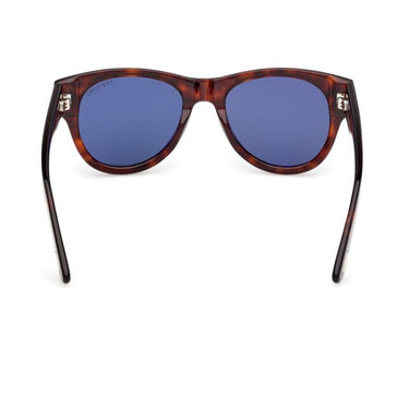 Tom Ford Okulary Przeciwsłoneczne FT1305 54V Burton Marrone/Blu Męskie 4