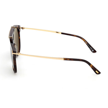 Tom Ford Okulary Przeciwsłoneczne FT1306 52N Sam Marrone Verde Unisex 2