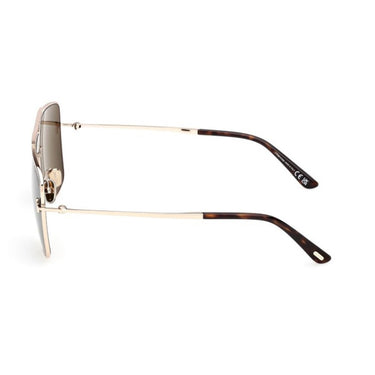 Tom Ford Okulary Przeciwsłoneczne FT1307 28N Eliott Złoto/Zielony Unisex 2