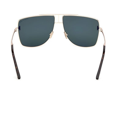 Tom Ford Okulary Przeciwsłoneczne FT1307 28N Eliott Złoty/Zielony Unisex 3